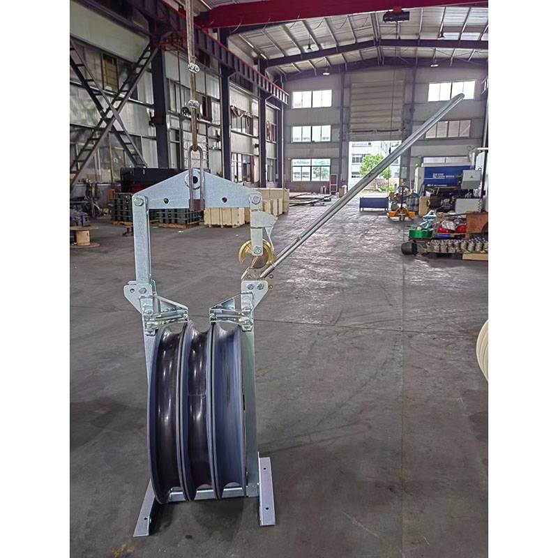 Aerial Helicopter Stringing Blocks