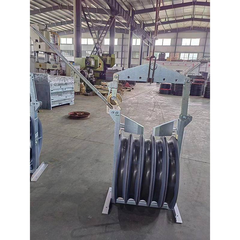 Aerial Helicopter Stringing Blocks