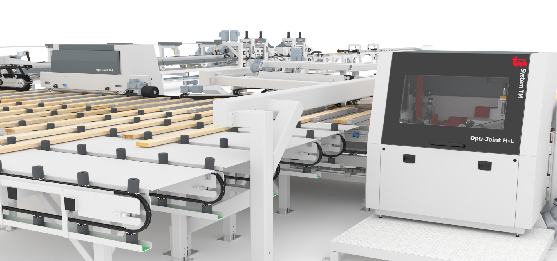 Horizontal Long-Length Finger-Jointing Machine