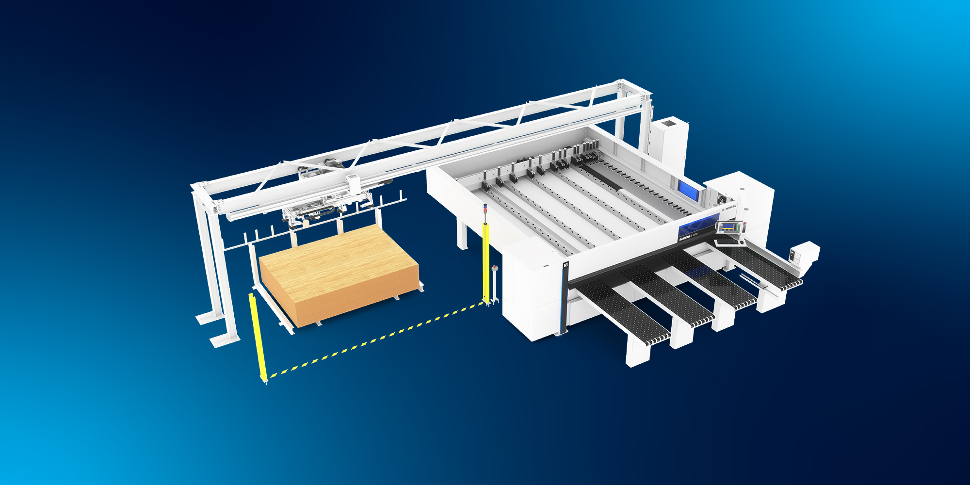 HOMAG STORETEQ F-100 storage and retrieval system
