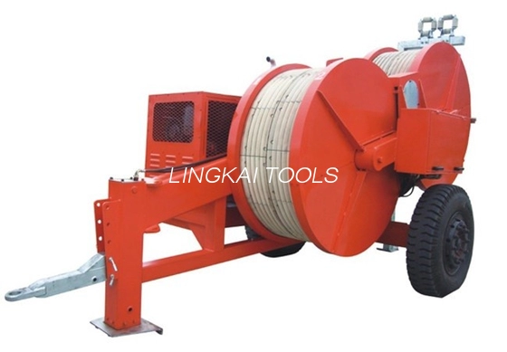 Overhead Line Hydraulic Puller Tensioner 4850kg Diesel Engine Wire Tensioner