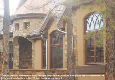 Old-world windows -European styling