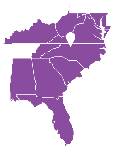 SE Regional Map 2023 SE Regional Map 2023