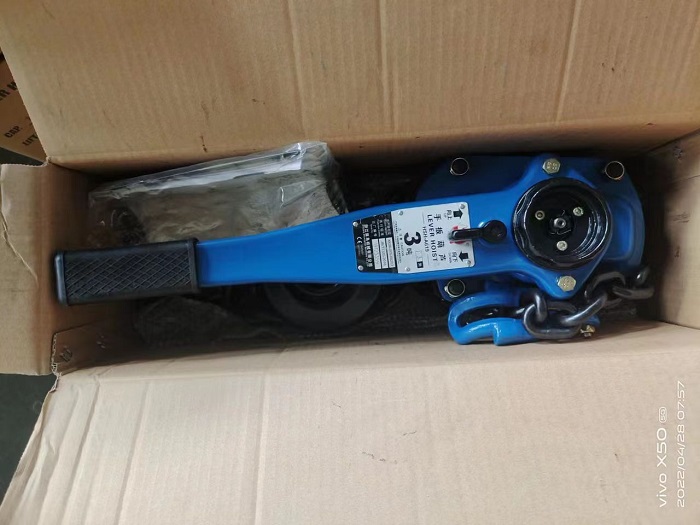 Ce Standard Electrical Cable Pulling Tools 10KN Chain Type Handle Hoist