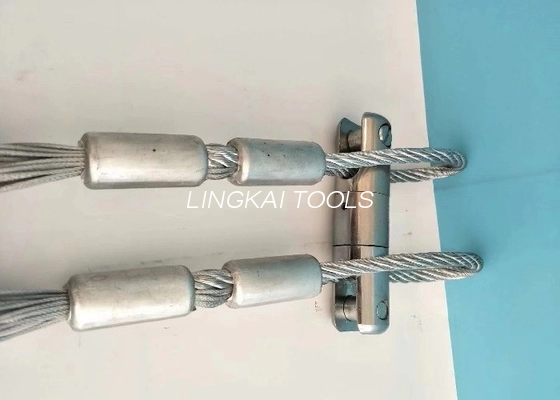 Single Head Temporary Mesh Sock Joints Stringing Equipment Pulling Grips