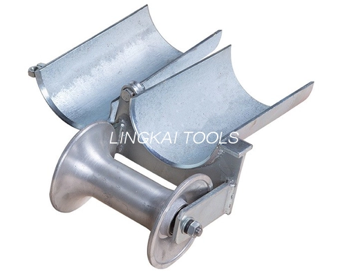 SH80B Electrical Cable Pulling Tools Bellmouth Split Lock Cable Roller For Pulling Cables