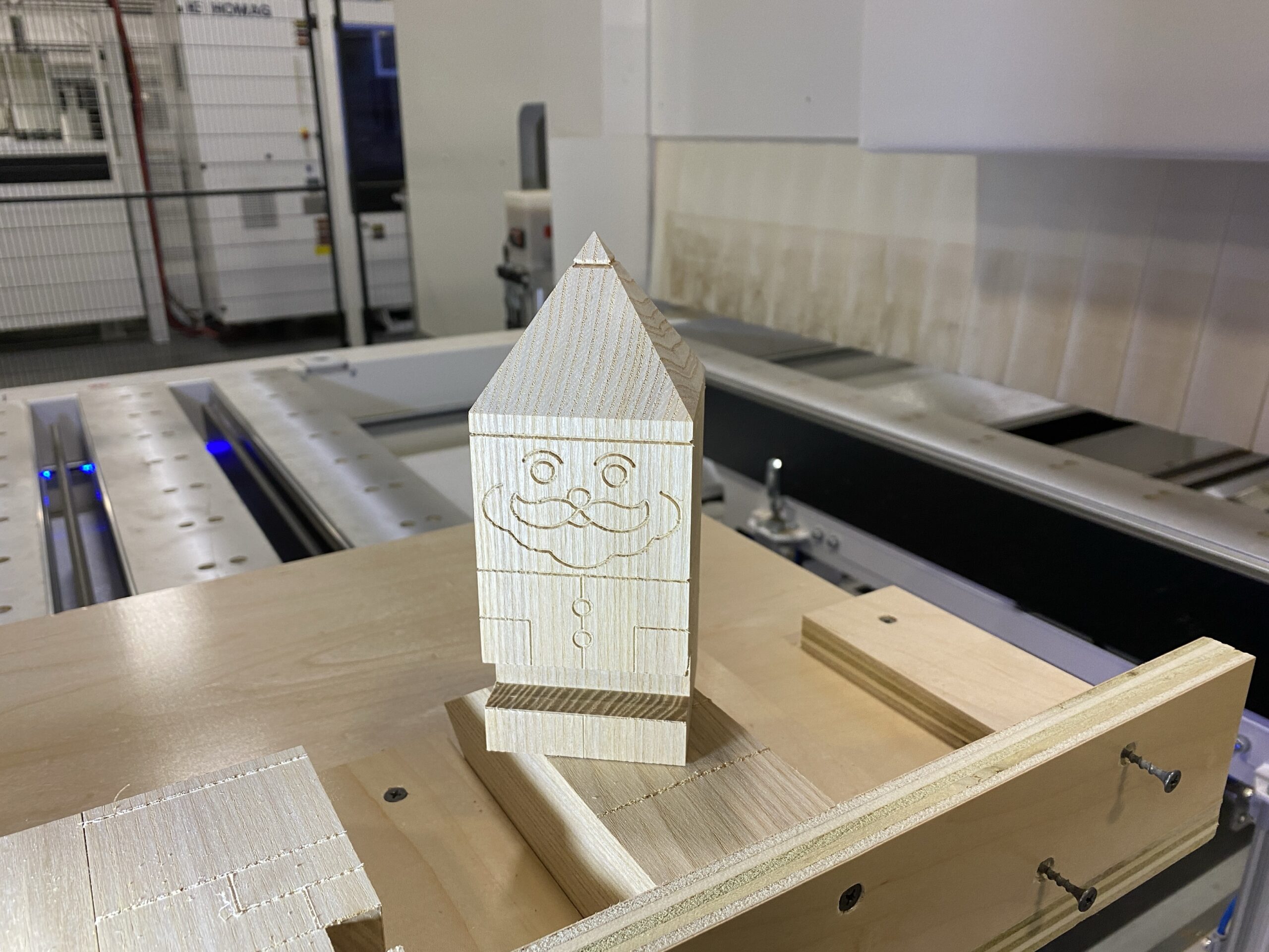 woodWOP Santa Claus Holiday Decoration