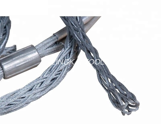Double Thimble Transmission Line Stringing Tools Cable Stocking For Connecting