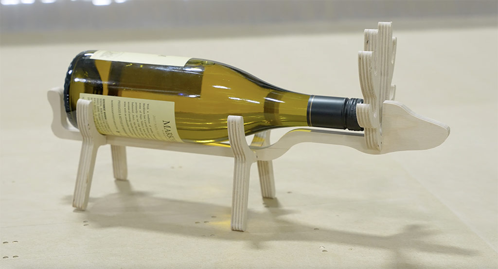 Reindeer-Wine-Holder